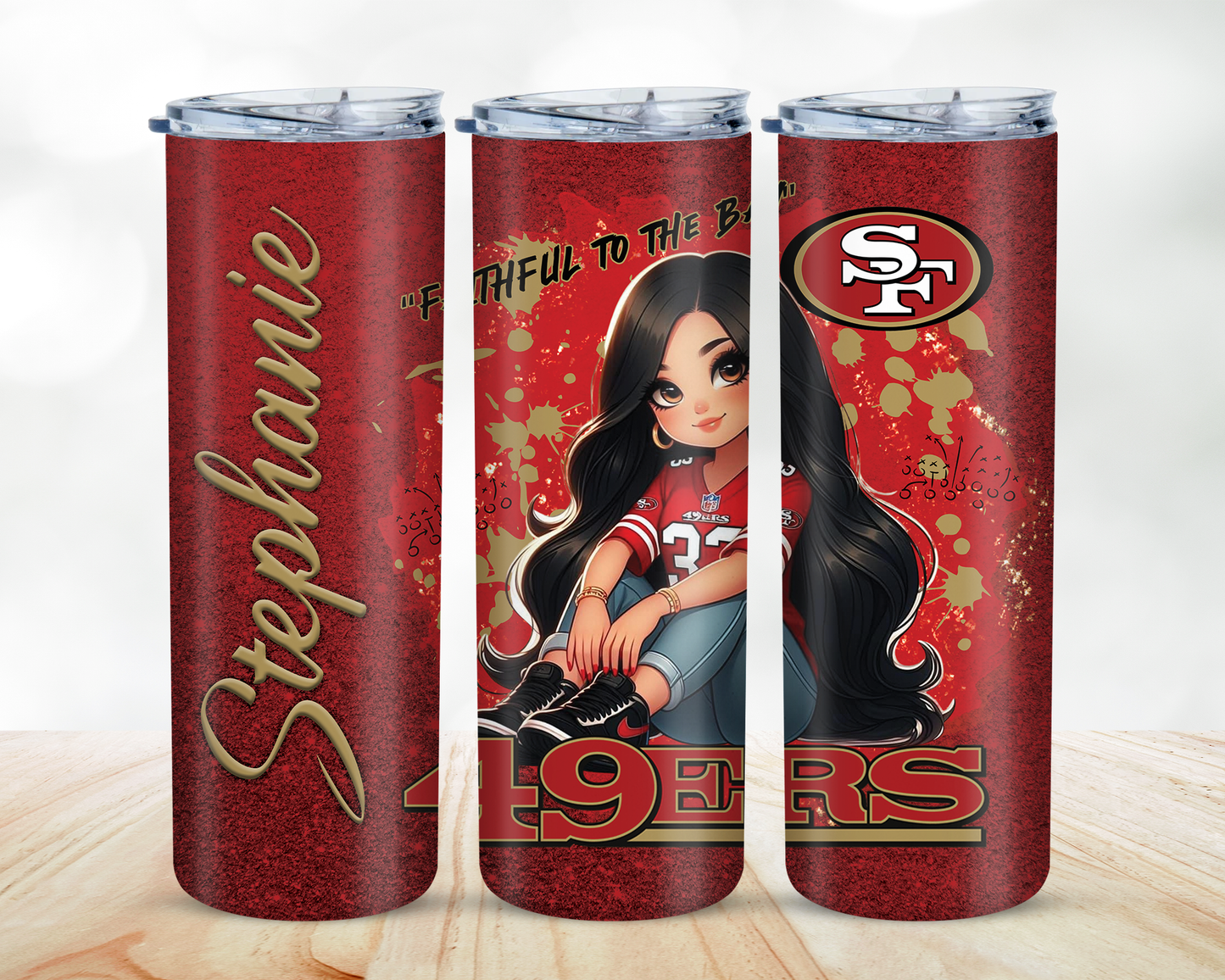 49er Faithful from to the Bay Tumbler