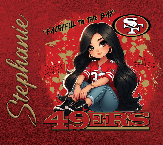 49er Faithful from to the Bay Tumbler