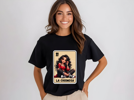 La Chismosa Loteria Card Shirt