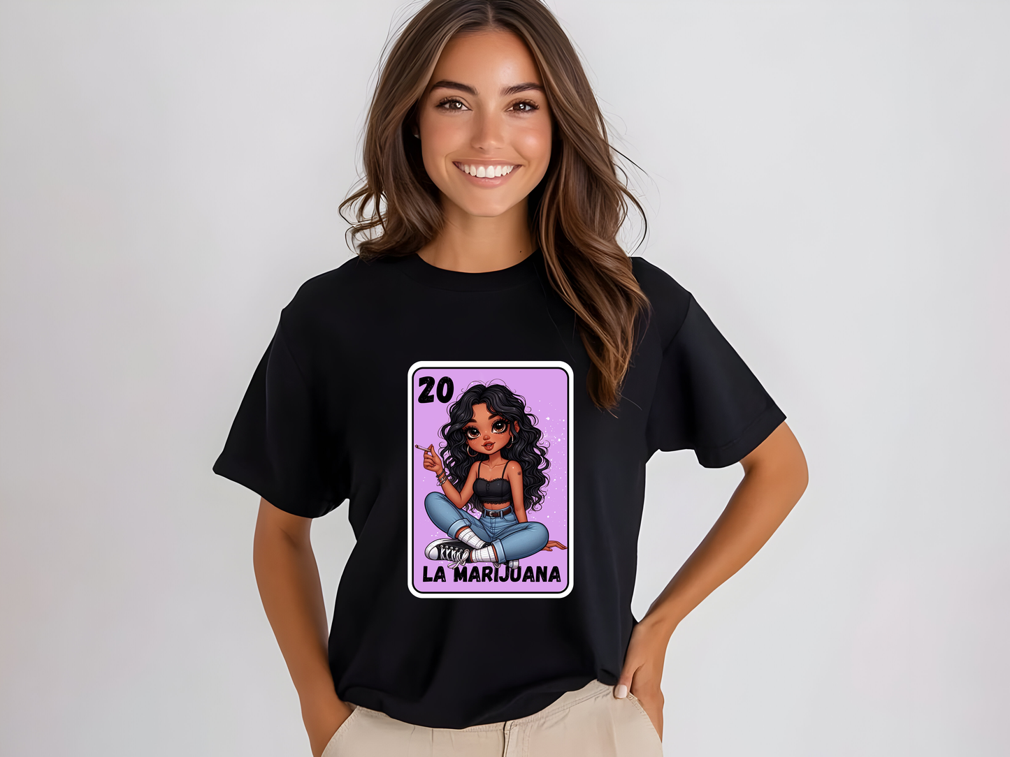 La Marijuana Loteria Card Shirt