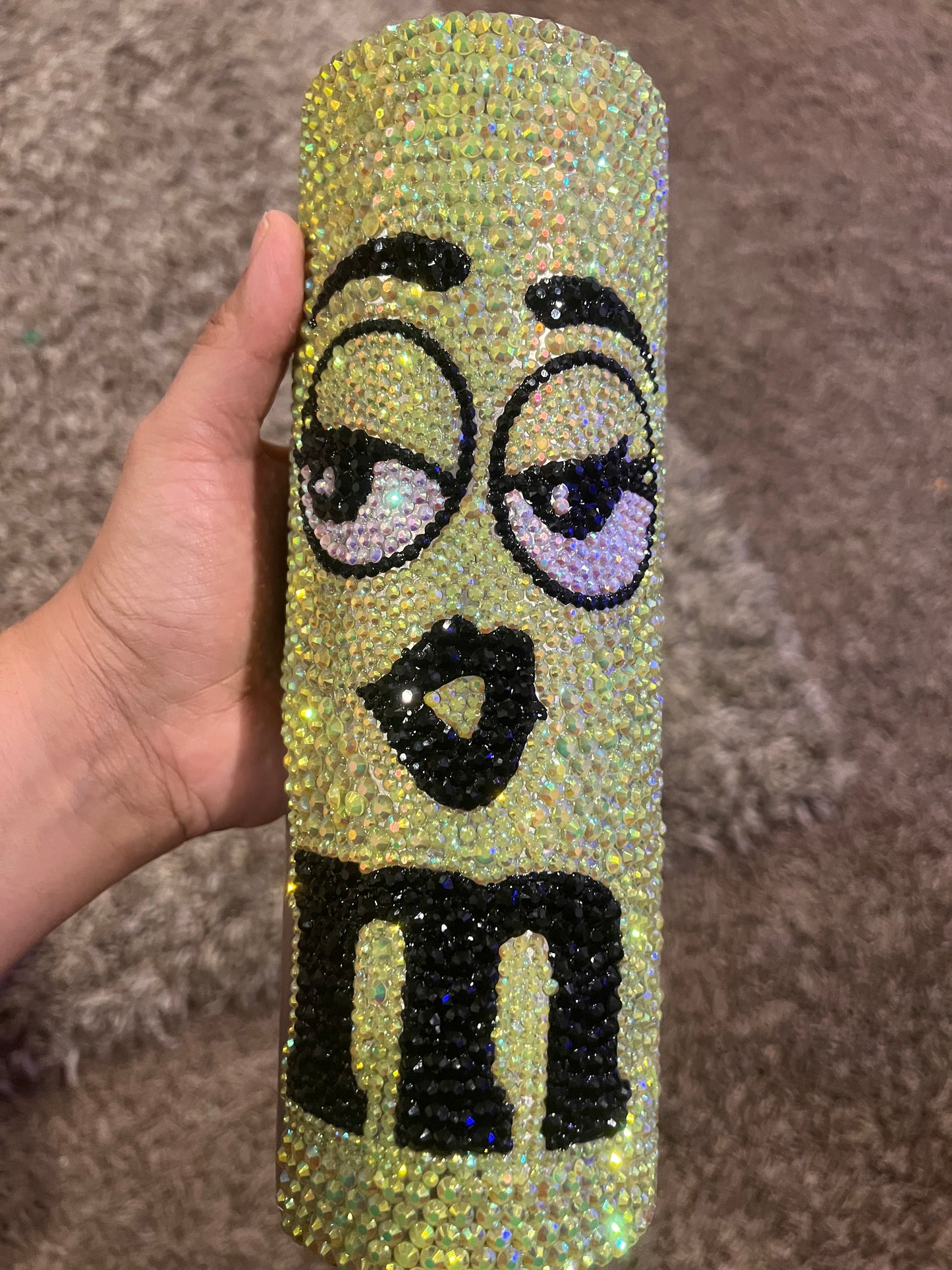 M&M Rhinestone Skinny Tumbler